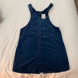 Such cute dainty overalls soft corduroy material blue